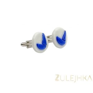 kék fehér mandzsetta Zulejhka design